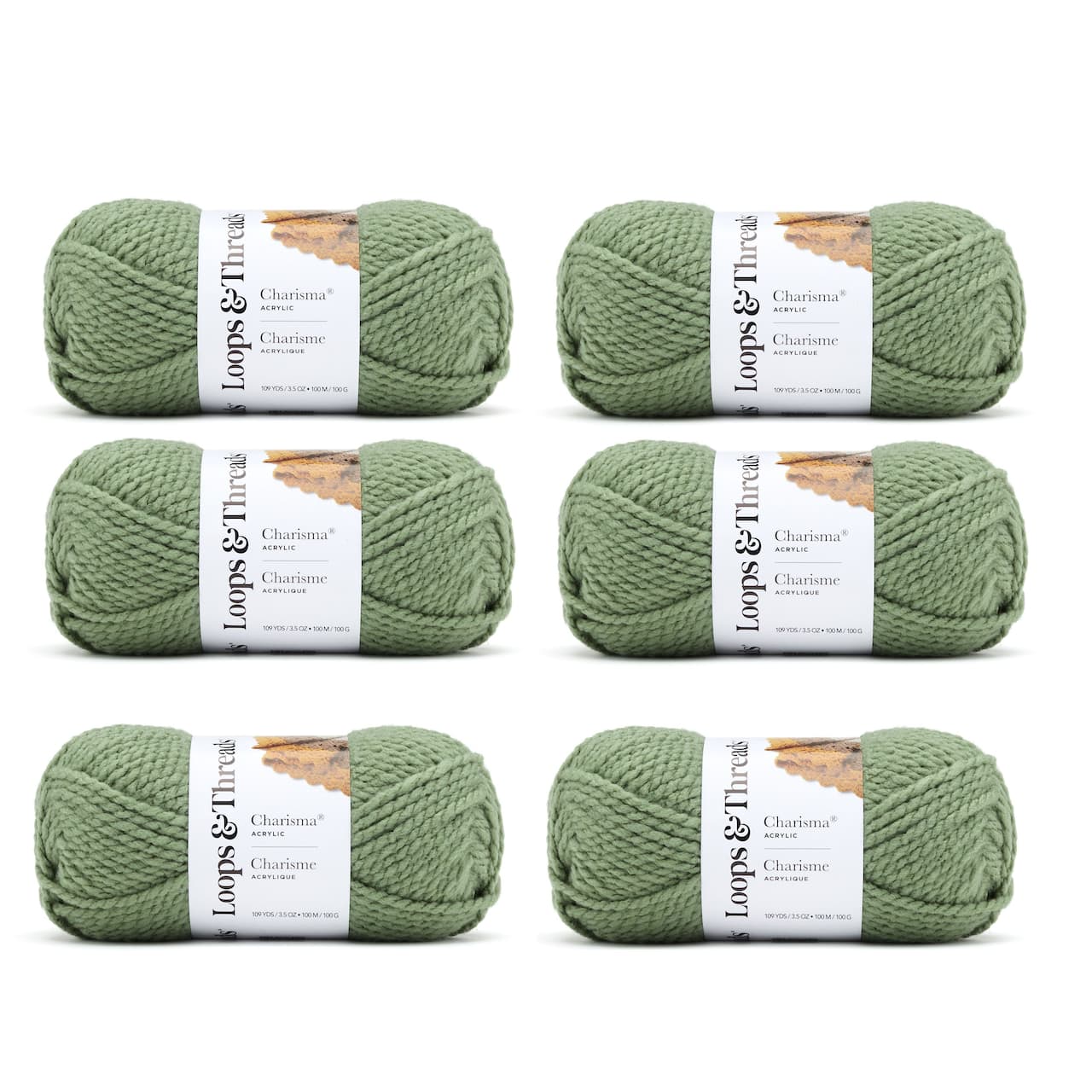 6 Pack: Charisma® Yarn by Loops & Threads®